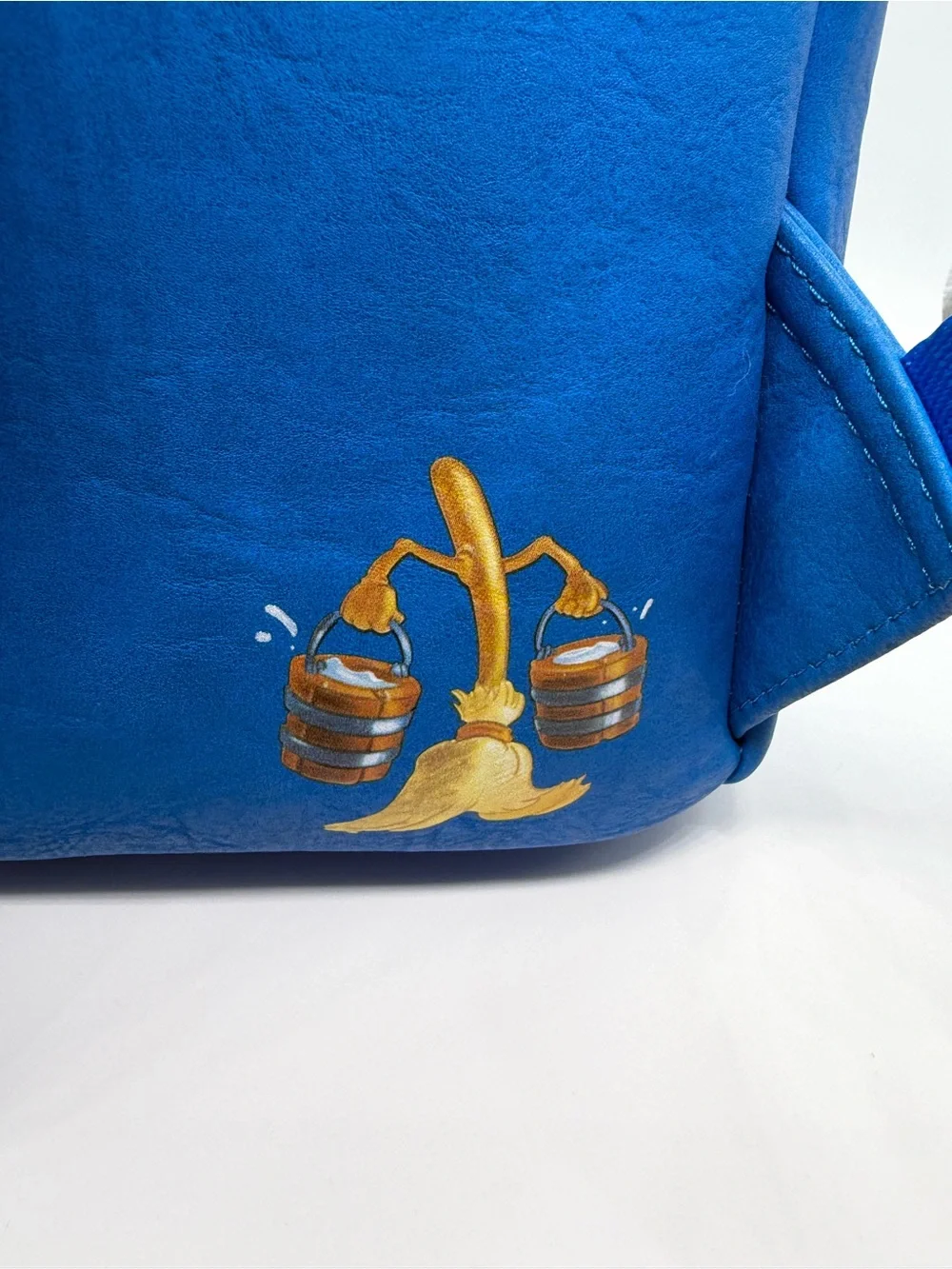 Loungefly Sorcerer Mickey Blue and Gold Mini Backpack